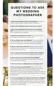 Maybe you would like to learn more about one of these? Questions To Ask Your Wedding Photographer Musely