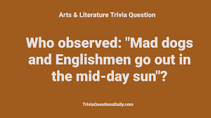 Posted on october 4, 2020 by trivia with leave a comment. Arts Literature Trivia Trivia Questions Daily