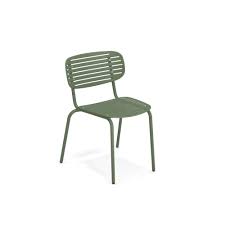 Cane chair by rodrigo lobato yáñes series: Mom Stacking Chair Metal By Emu Green Batzo Price Comparisons