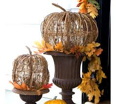 Decorative Pumpkins With Lights