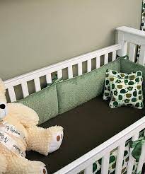 olive green turtle crib bedding set