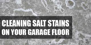 winter salt stains from your garage floor