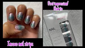 incoco nail strips first impression