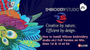 How to Install Wilcom Embroidery studio e4.2 Full Version on Windows 7,8 & 10 64 bit - YouTube