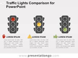 Traffic Lights Comparison For Powerpoint Presentationgo Com