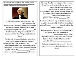 George washington's family included his parents augustine and mary washington. Washington Cabinet Worksheets Teaching Resources Tpt