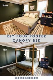 How To Build A Diy Four Poster Canopy Bed