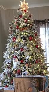 Maybe you would like to learn more about one of these? Home Accents Holiday 7 5 Ft Pre Lit Led Flocked Mixed Pine Artificial Christmas Tree With 500 Warm White Lights 2397120hdc The Home Depot In 2020 Christmas Tree Inspiration Christmas Lights Gold Christmas Decorations