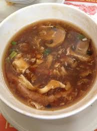 Hot N Sour Soup W Fresh Mushrooms N