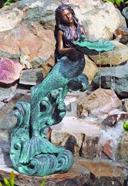Water Fountain Mermaid Statues