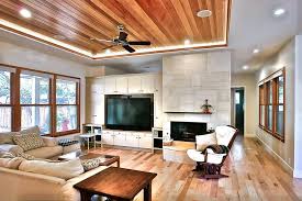 Wood Tray Ceiling Is Center Of