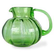 hkliving the emeralds glass jug green