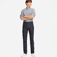 Men Selvedge Slim Fit Jeans