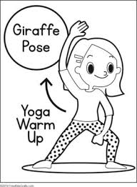Getting yoga in schools is a problem. Yoga Warm Up Coloring Pages