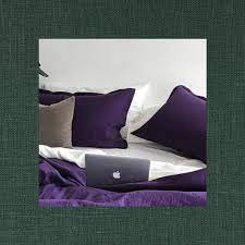 Spruce Green Linen Shams Modern Bedding