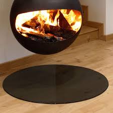 Floor Protective Plate Black Glass