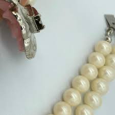collection faux pearl necklace