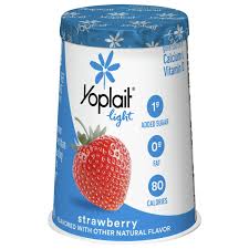 yoplait yogurt fat free strawberry light