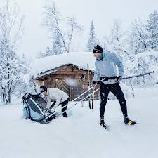 thule chariot cross country skiing kit