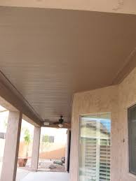 Patio Ceiling Tongue Groove Painted