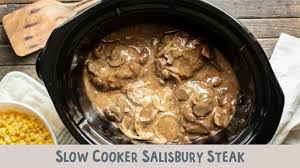 slow cooker salisbury steak the