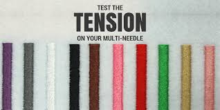 Testing Tension On Your Multi Needle The Embroidery