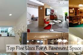 Top Five Uses For A Basement Space