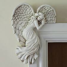 Door Frame Angel Wings Wall Sculpture