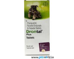 Bayer Drontal Plus Dewormer 20 Tabs