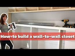 Wall To Wall Closet How To Build A