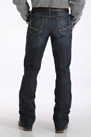 Cinch Mens Ian Slim Fit Dark Wash Jeans