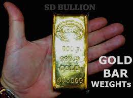 all gold bar sizes