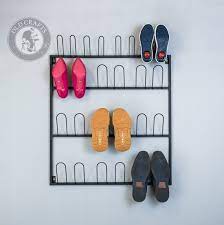 Hanging Metal Shoe Cabinet Wall Mounted