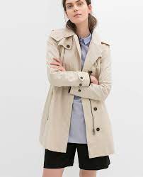 Image 5 Of Short Hooded Trench Coat