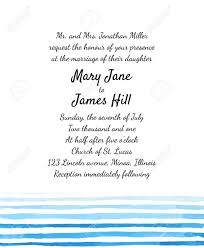 Wedding Invitation With Watercolor Lines Template Wedding Invitations