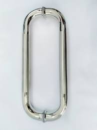 Stainless Steel Glass Door Handle D