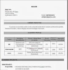 Sample resume for electronics engineering student Sample Cv Engineer
