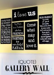 Diy Home Decor Gallery Wall Wall Quotes