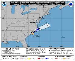 Tropical Storm Colin forms on Carolina ...