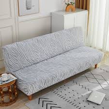 Stretchable Armless Sofa Bed Cover