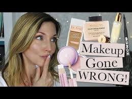 makeup gone wrong full face of