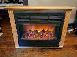 Heat Surge Amish Electric Fireplace For