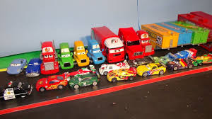 Play Doh Pixar Cars Lightning Mcqueen And World Cup Grand Prix Racers In Radiator Springs Show And S Youtube