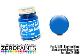 Ford And Gm Blue Engine Paint 30ml Zp