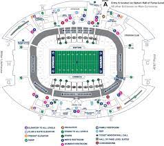 stadium maps at t stadium