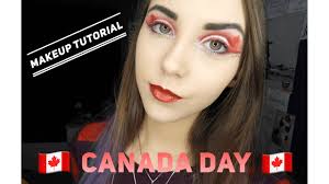 canada day makeup tutorial