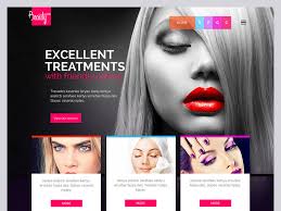beauty salon template free psd