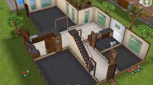 two story unfurnished house sims
