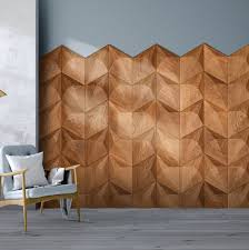 3d Wood Panel Diamond Oak Wall Panel