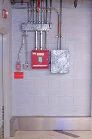 Fire Alarm Switch On Wall Electrical